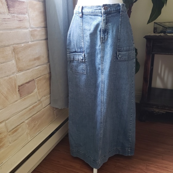 Eddie Bauer Dresses & Skirts - Vintage Eddie Bauer maxi cargo skirt